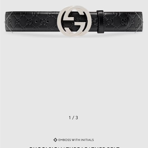 Authentic GUCCI BELT, Double G - Picture 5 of 16